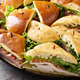 Office catering: Sandwiches on tray